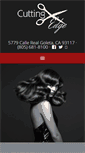 Mobile Screenshot of cuttingedgehairandbodysalon.com